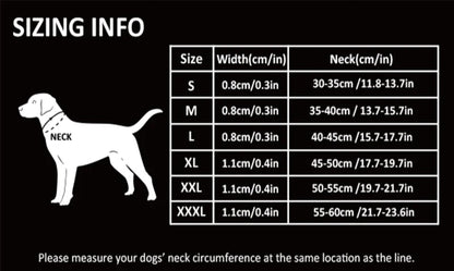 Reflective P-Chain Training Collar – Durable, Adjustable & Secure! - Pet house