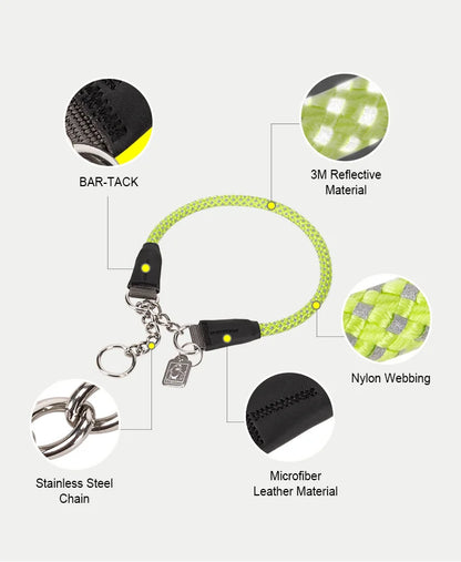 Reflective P-Chain Training Collar – Durable, Adjustable & Secure! - Pet house