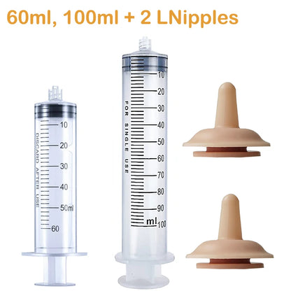 Newborn Pet Feeding Bottle with Silicone Nipple – Ideal for Puppies, Kittens, and Small Animals! - Pet house