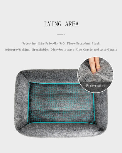 Plush Warmer Pet Bed – Ultra-Soft, Self-Warming & Cozy for Winter! - Pet house