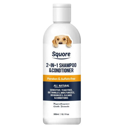 2-in-1 Dog Shampoo & Conditioner – Moisturizing & pH-Balanced for Sensitive Skin - Pet house