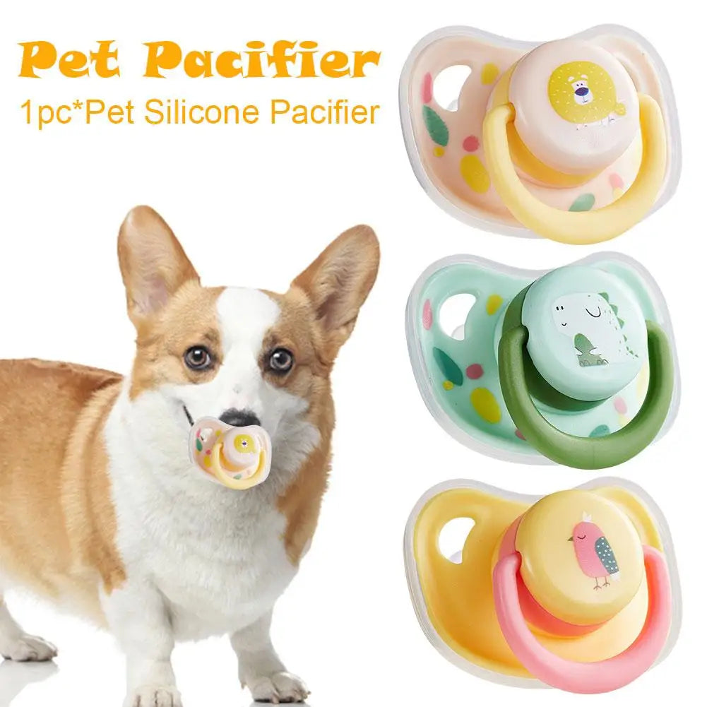 Soft Silicone Calming Pacifier Chew Toy – Durable & Soothing for Pets! - Pet house