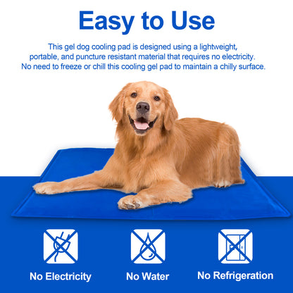 Pressure-Activated Dog Cooling Mat – Stay Cool & Comfortable! - Pet house