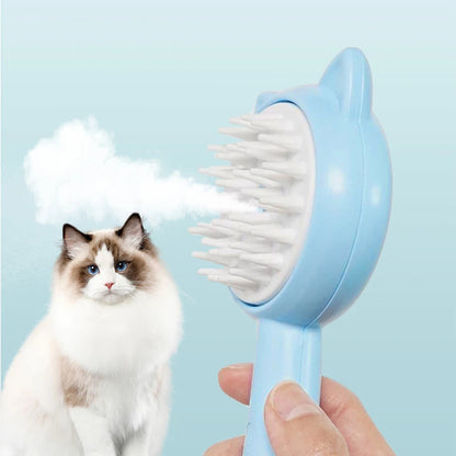 Rechargeable Self-Cleaning Pet Grooming Brush – Gentle & Effective! - Pet house